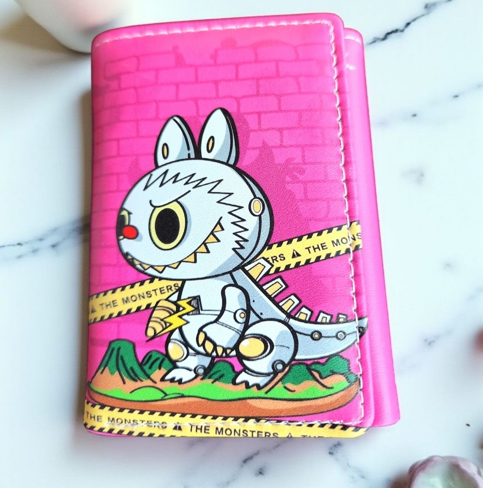 Labubu Trifold Wallet And ID Holder Inspired Labunu